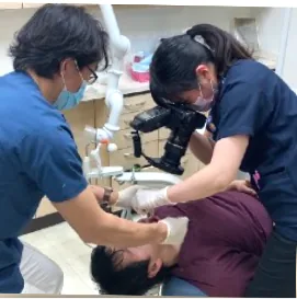 口腔内写真の撮影練習