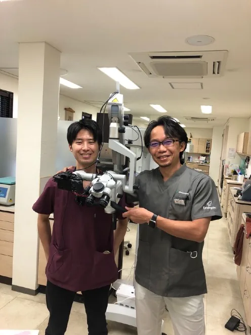 江口 滉基先生の研修時の写真