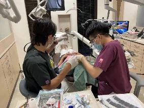 仲平 哲也先生の研修時の写真