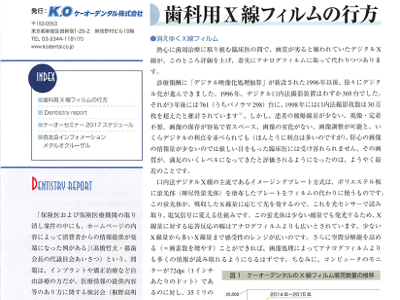 歯科用X線フィルムの行方